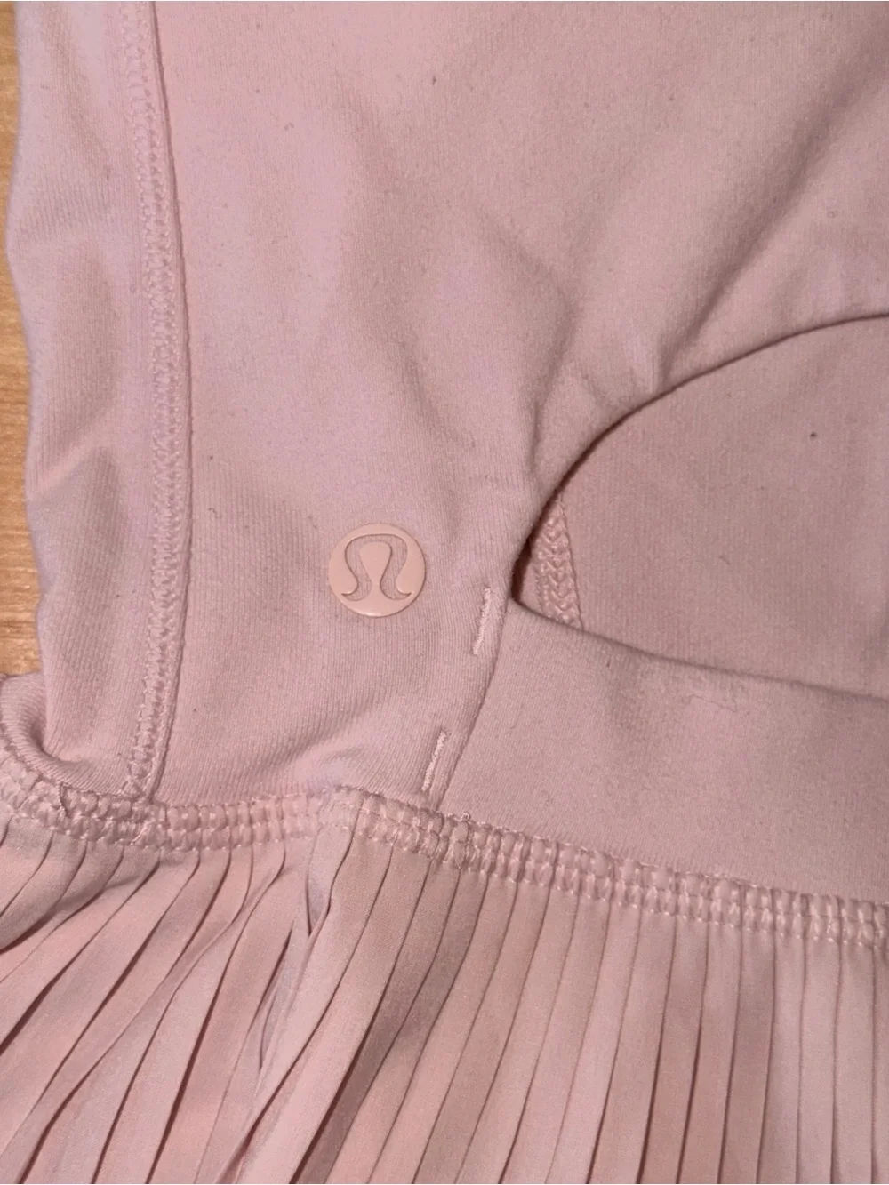 Lululemon City Tank Pink Pleated Peplum Top